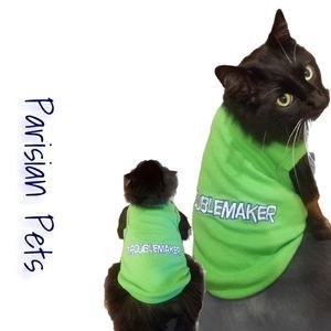 *5 FOR $25*Parisian Pet "Troublemaker" Pet T Shirt- Size S